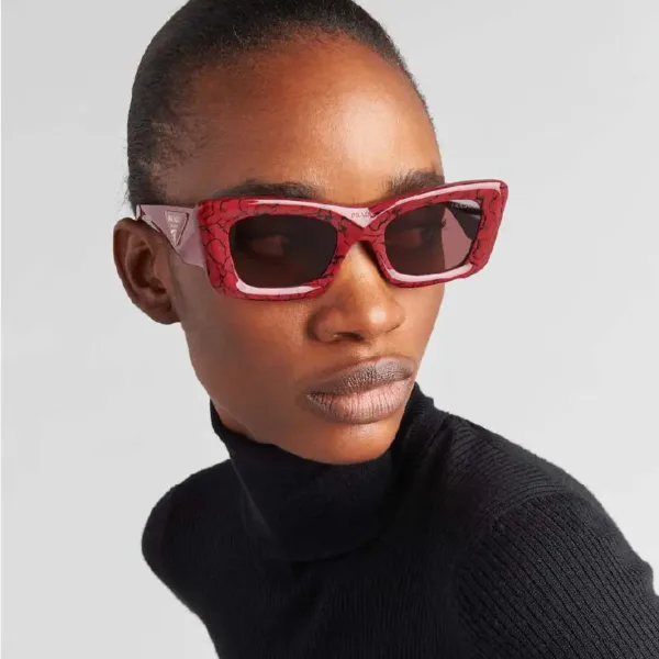 Symbole Prada Rojo marmolado