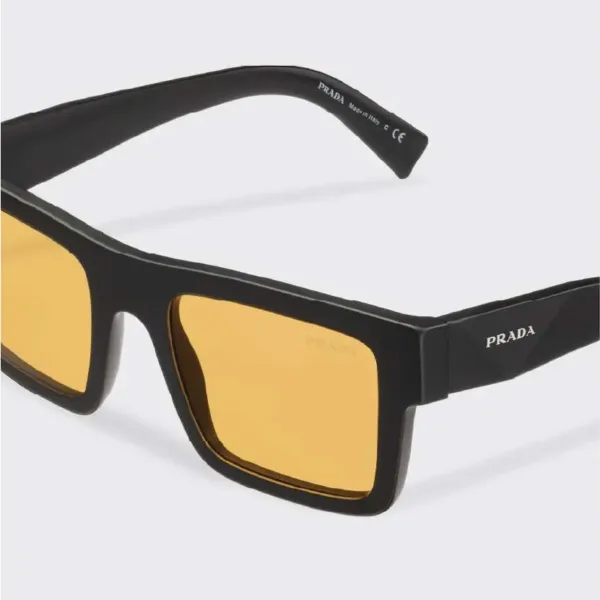 Prada Symbole Negro amarillo