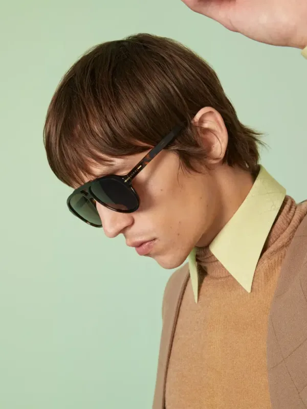 Gucci Navigator Frame Sunglasses