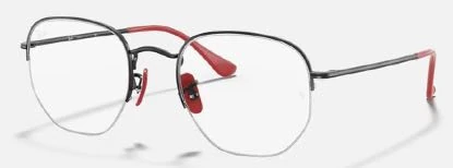 Ray Ban Hexagonal Scuderia Ferrari 6448M - Negro