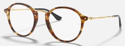 Ray Ban Round Fleck 2447V - Carey patilla dorado