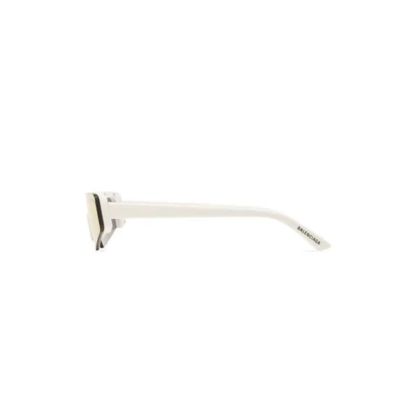 Balenciaga SKI RECTANGLE – Blanco plateado