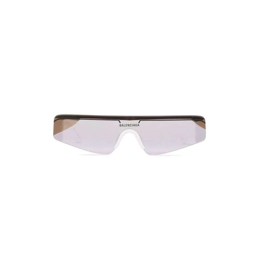 Balenciaga SKI RECTANGLE - Blanco plateado