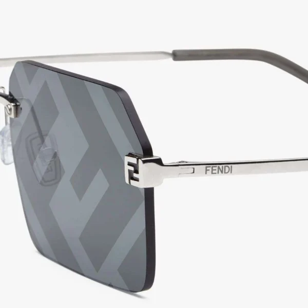 Fendi Fs Fendi Sky Rectangle – Plateado