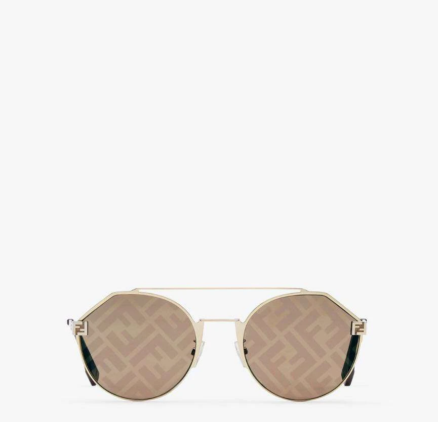 Fendi Fs Fendi Sky Round - Dorado