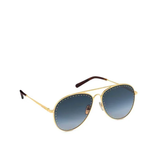 Louis Vuitton The LV Pilot Sunglasses – Dorado Azul