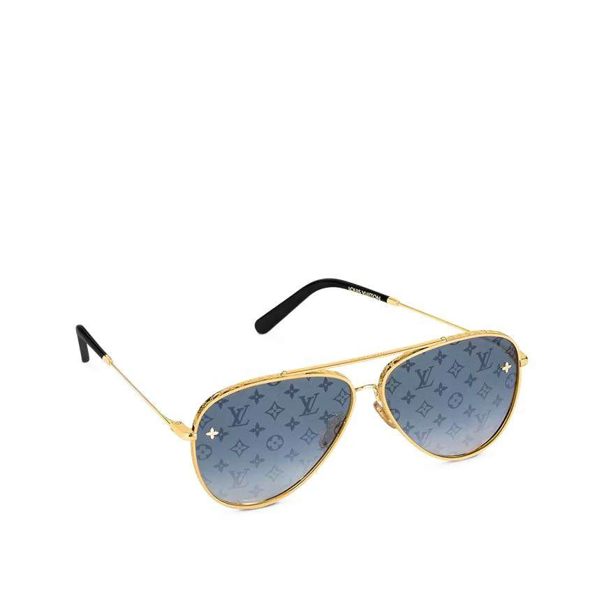 Louis Vuitton The LV Pilot Sunglasses - Dorado Azul