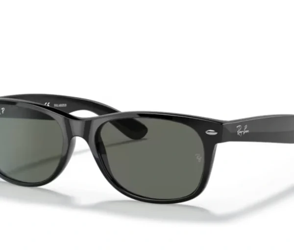New Wayfarer Polarizado 2132 - Negro/verde polarizado