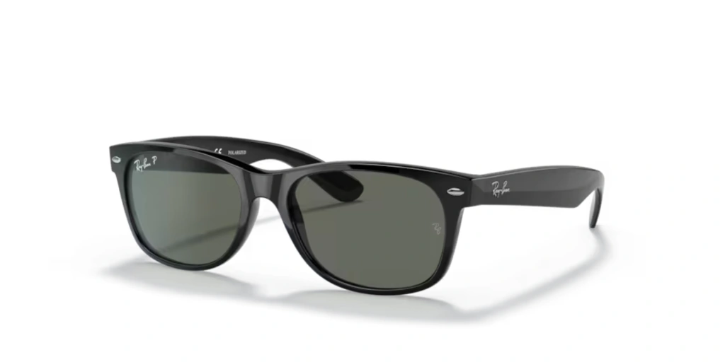 New Wayfarer Polarizado 2132 - Negro/verde polarizado