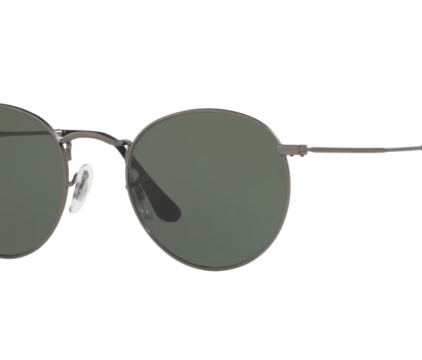 Round Metal Classic 3447 - Gunmetal/verde