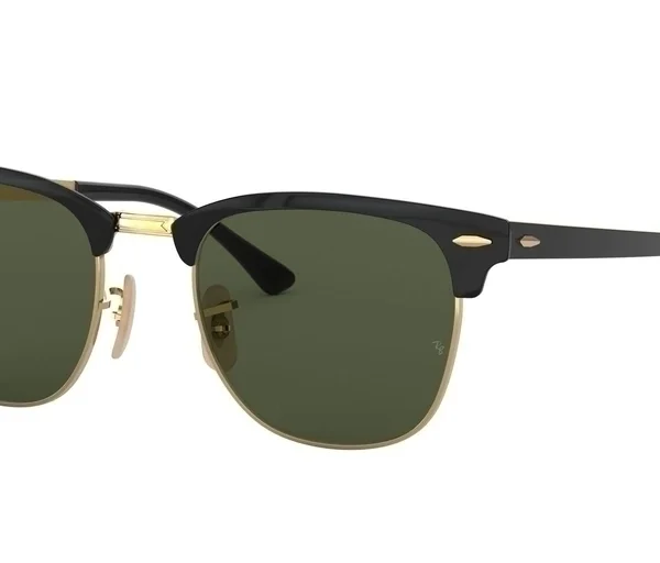 Clubmaster Metal 3716 - Negro dorado/verde