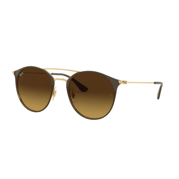 Ray Ban Round Shape 3546 – Marron mate/marron degrade