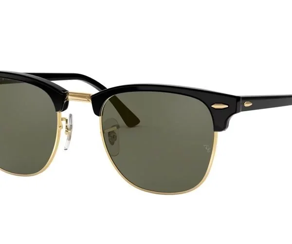Clubmaster Polarizado 3016 - Negro dorado/verde