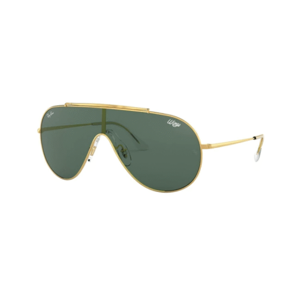 Ray Ban Wings 3597 – Negro/verde degrade espejado