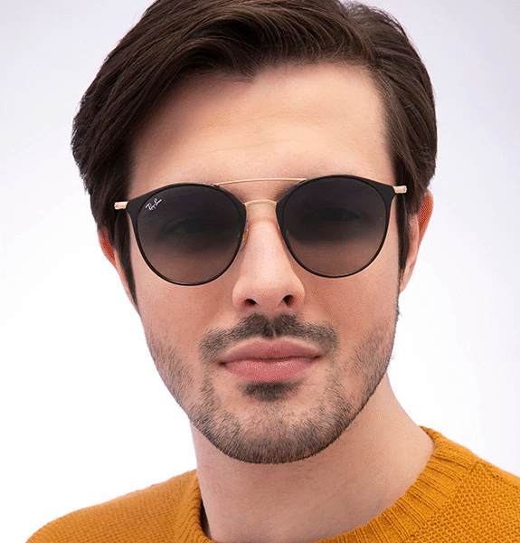 Ray Ban Round Shape 3546 – Negro/verde