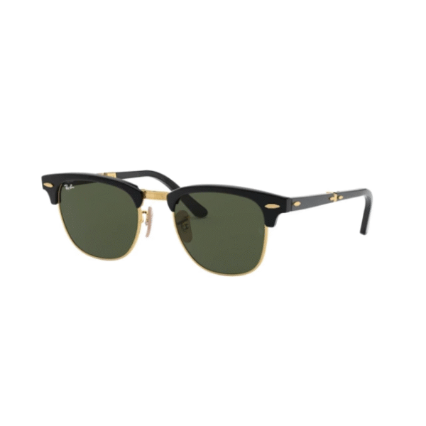 Ray Ban Clubmaster Folding 2176 – Carey dorado/verde