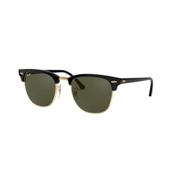 Ray Ban Clubmaster Classic 3016 – Negro-negro/marron liso