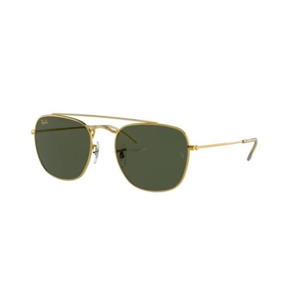 Ray Ban Round Square Shape 3557 – Dorado/marron liso