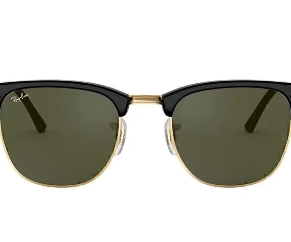 Ray Ban Clubmaster Classic 3016 – Negro dorado/verde