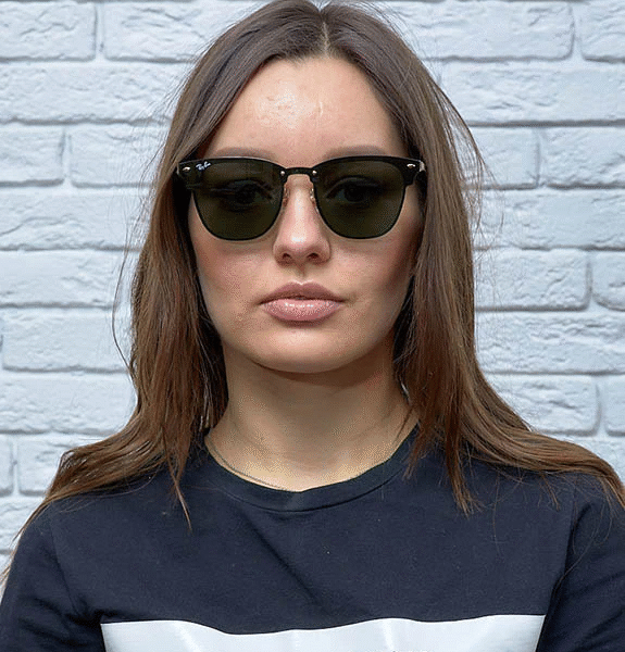 Ray Ban Blaze Clubmaster 3576 – Dorado/rosa espejado