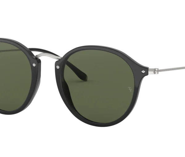 Round Fleck 2447 - Negro-plateado/verde