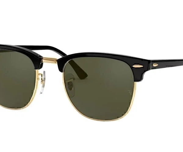 Clubmaster Classic 3016 - Negro dorado/verde