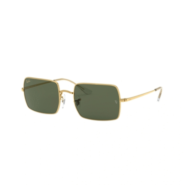 Ray Ban Rectangle 1969 – Dorado/verde