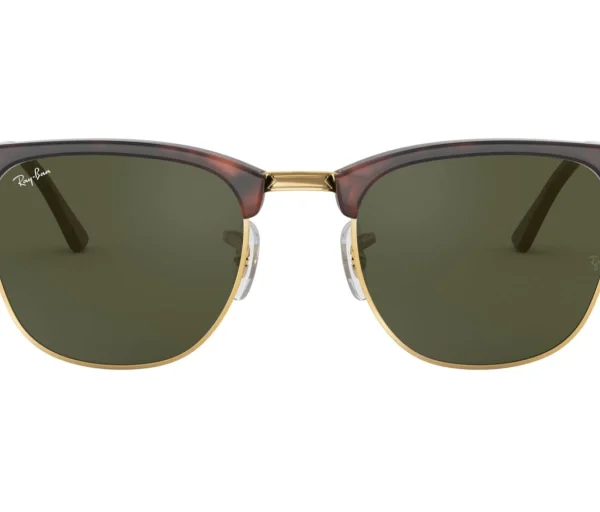 Ray Ban Clubmaster Classic 3016 – Carey dorado/verde