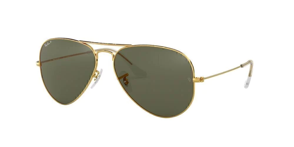 Aviador Polarizado 3025 - Dorado/verde