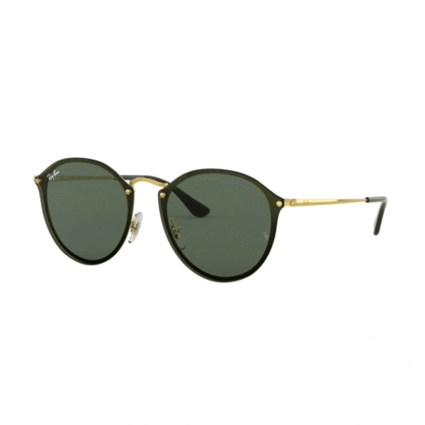 Ray Ban Blaze Round Polarizado 3574 – Dorado/verde polarizado